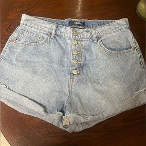 Aeropostale denim mom shorts